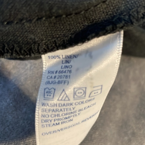 Tommy Hillfiger linen tunic dress . Gray blue . Size 3 , fits like medium - Picture 3 of 9